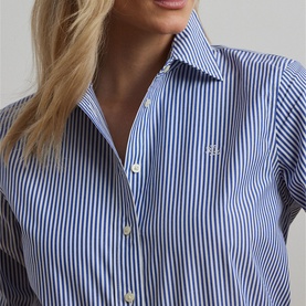 Striped Pony Logo Casual Shirt