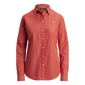 Logo Striped Broadcloth Shirt