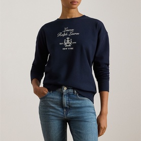 Crest Logo Fleece Sweatshirt