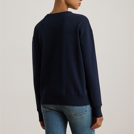 Crest Logo Fleece Sweatshirt