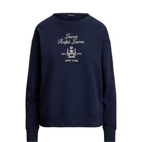Crest Logo Fleece Sweatshirt