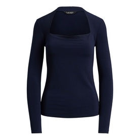 Solid Long-Sleeved Top