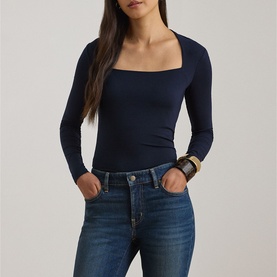 Solid Long-Sleeved Top