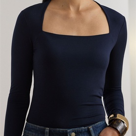 Solid Long-Sleeved Top