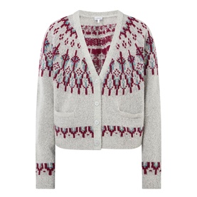 Boxy Fair Isle Cardigan