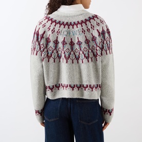 Boxy Fair Isle Cardigan