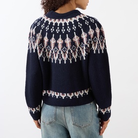Boxy Fair Isle Sweater