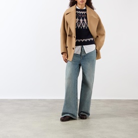 Boxy Fair Isle Sweater