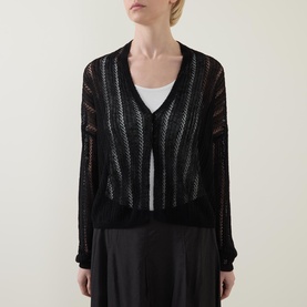 Mesh Knit Cardigan