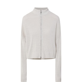 Fine Knit Zip Sweater