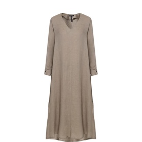 Linen Flared Dress