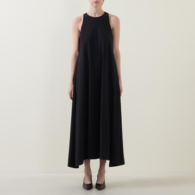 Pleated Flared Dress