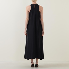 Pleated Flared Dress