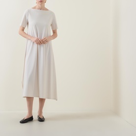 Pleated Flared Dress