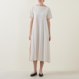 Pleated Flared Dress