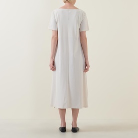 Pleated Flared Dress