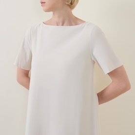 Pleated Flared Dress