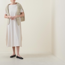 Pleated Flared Dress