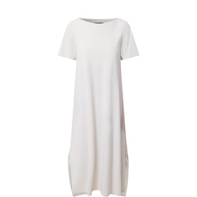 Pleated Flared Dress