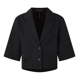 Single-Breasted Cropped Blazer