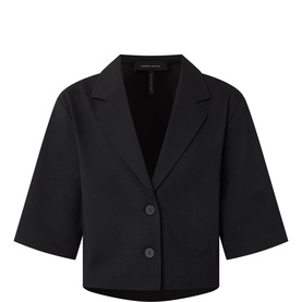 Single-Breasted Cropped Blazer