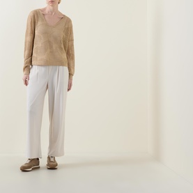 Mesh Panelled Sweater