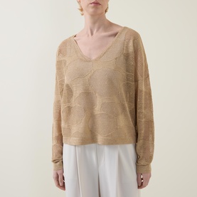 Mesh Panelled Sweater