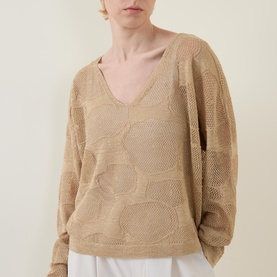 Mesh Panelled Sweater