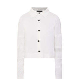 Embroidered Cropped Shirt