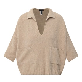 Patch Pocket Knitted Polo Shirt