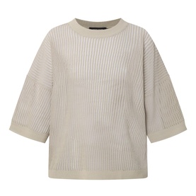 Sheer Stripe Knit Top