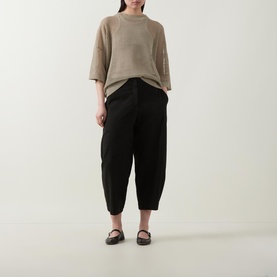 Sheer Stripe Knit Top