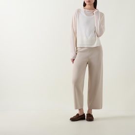 Rolled Fine Knit Sweater