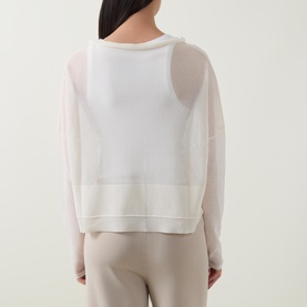 Rolled Fine Knit Sweater