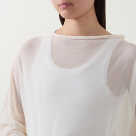 Rolled Fine Knit Sweater