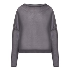 Rolled Fine Knit Sweater