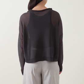 Rolled Fine Knit Sweater