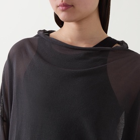 Rolled Fine Knit Sweater
