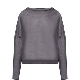 Rolled Fine Knit Sweater