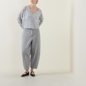 Mesh Panelled Top