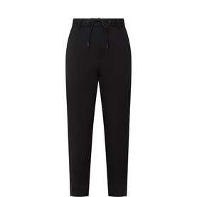 Drawstring Straight Leg Trousers