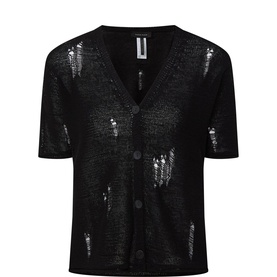 Distressed Knit Cardigan