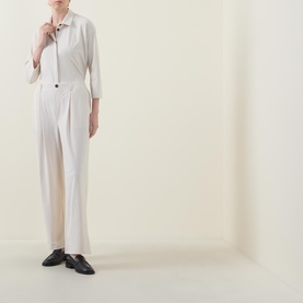 High-Rise Straight Leg Trousers
