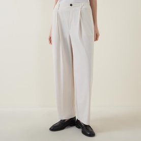 High-Rise Straight Leg Trousers
