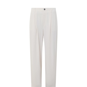 High-Rise Straight Leg Trousers