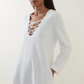 Horizon Lace Up Dress