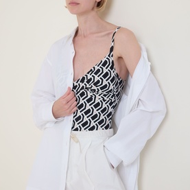 Costa Cross Front One-Piece Swimsuit
