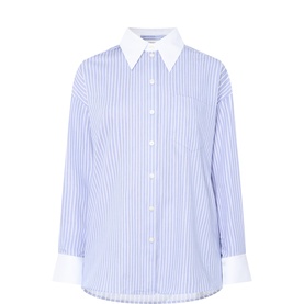 Romie Oversized Striped Shirt