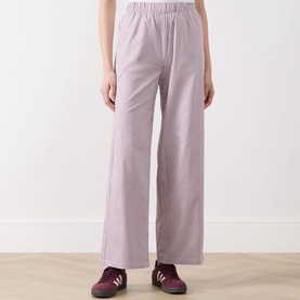 Romie Mid-Rise Wide Leg Trousers