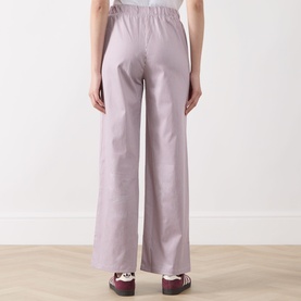 Romie Mid-Rise Wide Leg Trousers